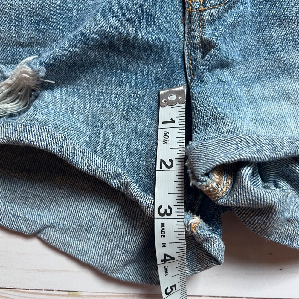 Old Navy Girl's Distressed Denim Shorts/Adjustable Waist Size 10 - Picture 8 of 8